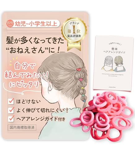 Amazon.co.jp: wippyperro 【絶対切れない！伸びるヘアゴム】 ベビー